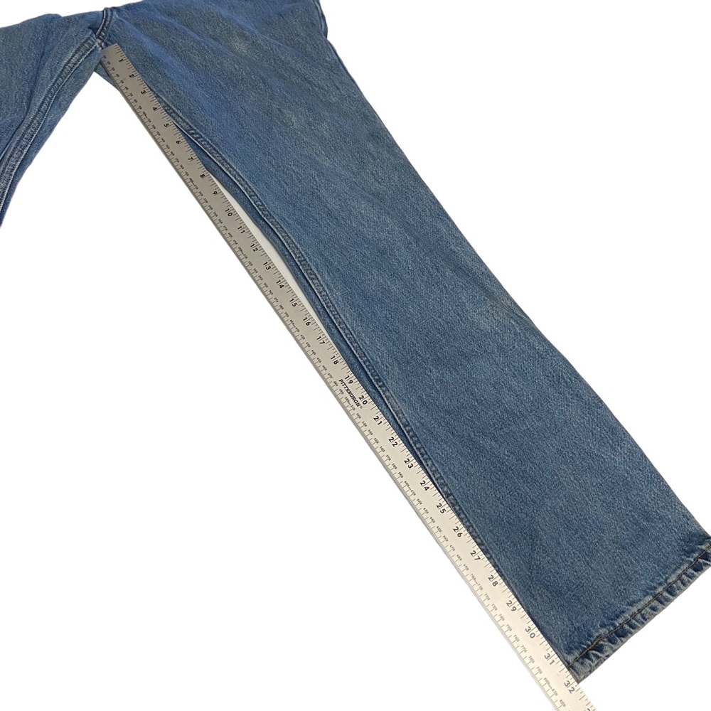 Y2K Levi’s 517 Slim Fit Bootcut Stone Washed Women’s Vintage Jeans Blue - Picture 11 of 16